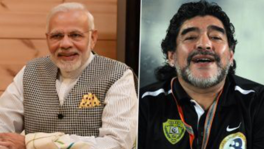 PM Modi Pays Tribute to Diego Maradona:  বিশ্ববাসীর আদরের রাজপুত্র ফুটবলের মায়েস্ত্রো দিয়েগো মারাদোনা, স্মৃতিচারণ নরেন্দ্র মোদির