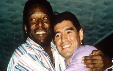 Pele Pays Tribute to Maradona: ‘আশা রাখি একদিন আকাশে আমরা ফুটবল খেলব’, মারাদোনার প্রয়াণে শোকস্তব্ধ পেলে