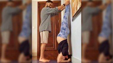 Anushka Sharma Nails the Shirshasana Pose: বেবি-বাম্প নিয়ে শীর্ষাসন, সোশ্যাল মিডিয়ায় চমক অনুষ্কা শর্মার