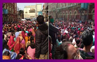 Para-Teachers’ Agitation Row: সমকাজে সমবেতনের দাবিতে উত্তাল বিধানসভা চত্বর