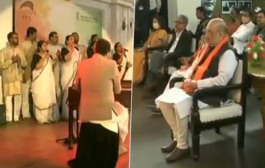 Amit Shah at National Library: ‘কেরিয়ারের কথা যদি ভাবতেন সুভাষবাবু, তাহলে কে দিত স্বাধীনতা আন্দোলনে প্রেরণা?’, ন্যাশনাল লাইব্রেরিতে নেতাজি স্মরণ অমিত শাহের