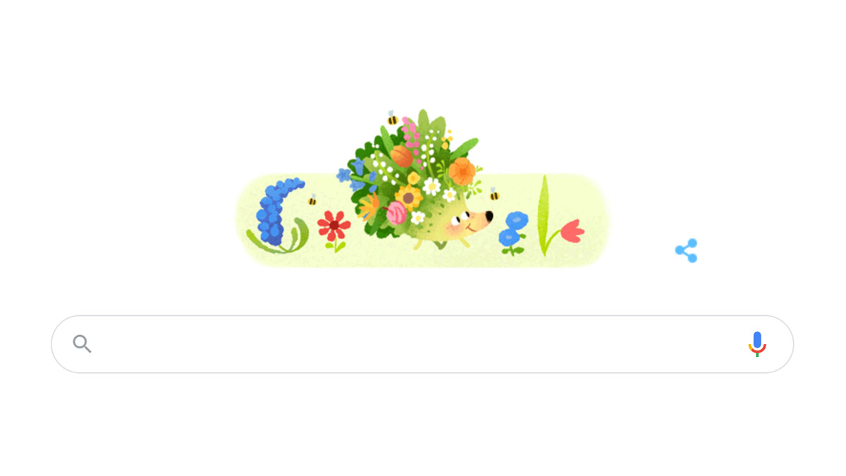 Spring 2021 Google Doodle: 'আজি বসন্ত জাগ্রত দ্বারে', বসন্তকালের আগমনের জানান দিল গুগল ডুডল