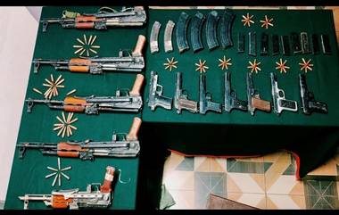 Huge cache of arms seized In J&K : বড় সাফল্য বাহিনীর, কুপওয়ারা থেকে উদ্ধার বিপুল অস্ত্র, বিস্ফোরক