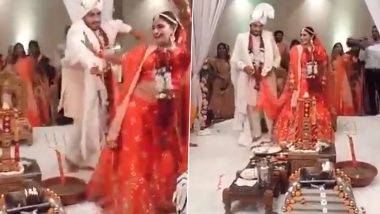 ‘Pheras’ at Wedding Goes Viral: নাচতে নাচতেই সাত পাকে ঘুরলেন বর-কনে, 'অপসংস্কৃতি' বলে তোপ নেটিজেনদের; ভিডিও ঘিরে তুমুল সমালোচনার ঝড়