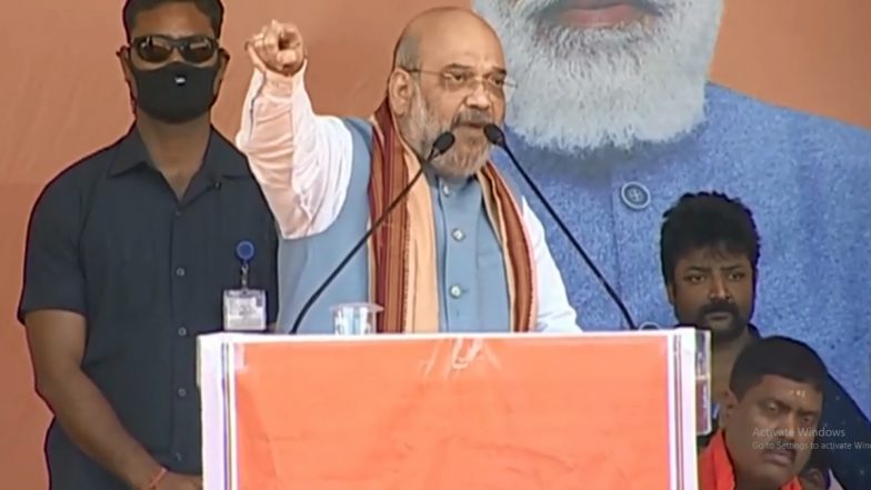 Amit Shah: নন্দীগ্রামে মমতা ব্যানার্জির চোট নিয়ে বাঁকুড়ার মঞ্চ থেকে প্রশ্ন অমিত শাহের