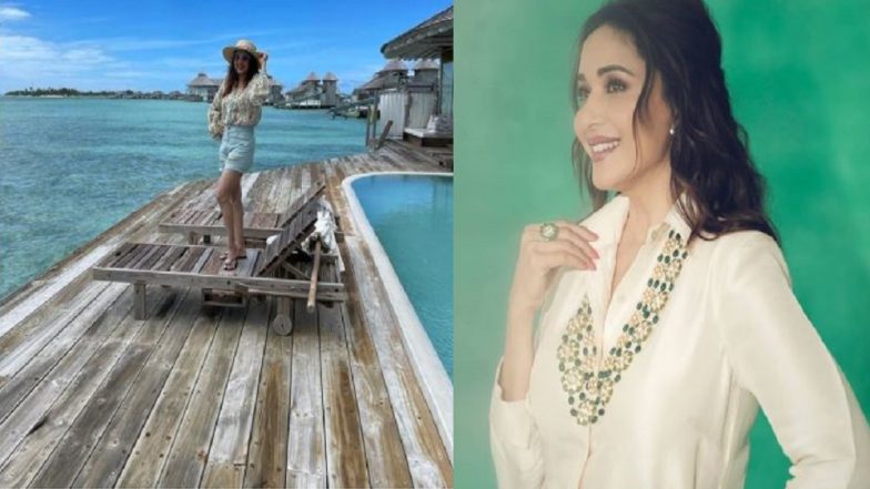 Madhuri Dixit In Maldives  : করোনার মধ্যেই মালদ্বীপে মাধুরী, ভাইরাল ছবি
