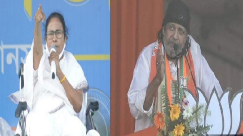WB Assembly Elections 2021: নন্দীগ্রামে শেষবেলার প্রচারে মমতার বিরুদ্ধে মিঠুন, তৎপরতা তুঙ্গে