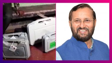 West Bengal Assembly Election 2021 : তৃণমূল নেতার বাড়িতে ইভিএম, তদন্তের দাবি জাভড়েকরের