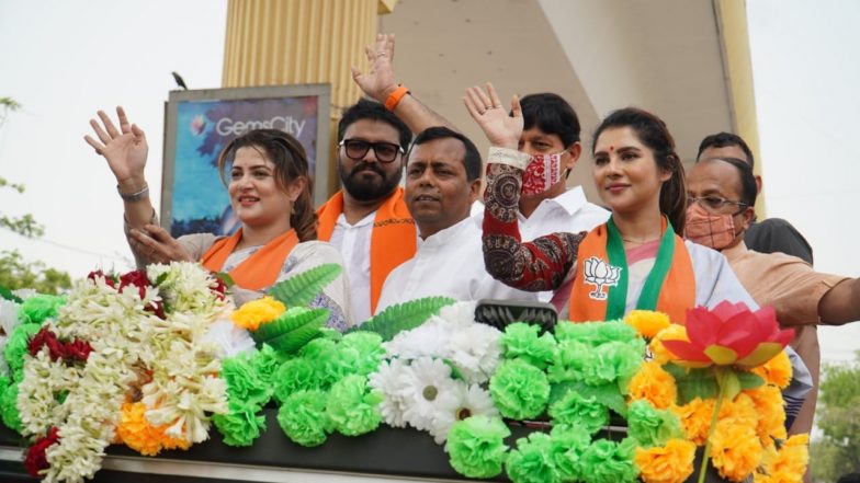 West Bengal Assembly Election 2021 : বাবুলের সঙ্গে শ্রাবন্তী,পায়েল, বেহালায় প্রচার ৩ তারকার