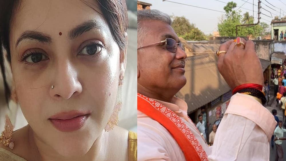 West Bengal Assembly Election 2021 : 'এই লোকটার এখনই শাস্তি হোক', দিলীপের বিরুদ্ধে তীব্র ক্ষোভ শ্রীলেখার West Bengal Assembly Election 2021 : 'এই লোকটার এখনই শাস্তি হোক', দিলীপের বিরুদ্ধে তীব্র ক্ষোভ শ্রীলেখার