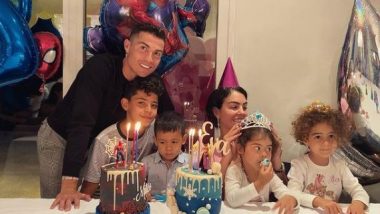 Cristiano Ronaldo: সন্তানদের জন্মদিনে গার্লফ্রেন্ড জিওর্জিনাকে সঙ্গে নিয়ে পরিবারের মিষ্টতা বোঝালেন ক্রিশ্চিয়ানো রোনাল্ডো