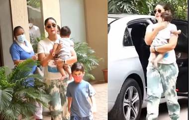 Kareena Kapoor khan: জেহ-কে আনলেন প্রকাশ্যে, ২ সন্তানকে নিয়ে ভাইরাল করিনার ভিডিয়ো