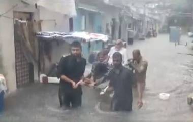 Rajkot Rains: প্রধানমন্ত্রীর রাজ্যের শহর রাজকোটের রাস্তা জলের তলায়, দেখুন ভিডিও