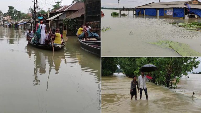 Flood Situation: টানা বৃষ্টির জেরে বন্যা পরিস্থিতি পশ্চিম মেদিনীপুরের বিভিন্ন এলাকায়