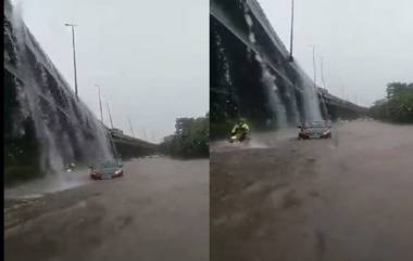 Delhi: দিল্লি না কি নায়গ্রা জলপ্রপাত? রাজধানী শহরের চমকে দেওয়া ভিডিয়োতে তোলপাড়