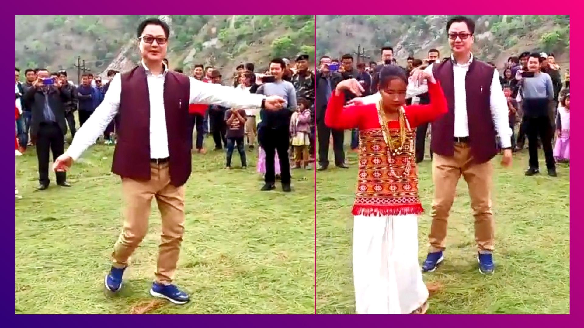 Kiren Rijiju এর নাচ দেখে ট্যুইট প্রধানমন্ত্রীর