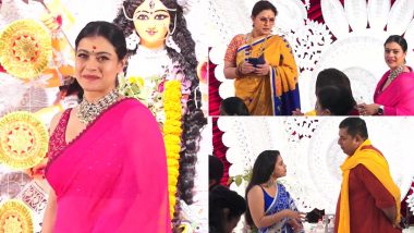 Durga Ashtami 2021: উত্তর বম্বে সর্বজনীন দুর্গাপুজোয় হাজির অভিনেত্রী কাজল, সুমনা, শর্বানী; দেখুন ছবি