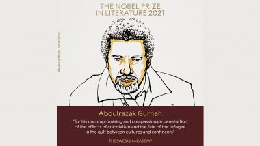 Nobel Prize in Literature 2021: সাহিত্যে নোবেল পুরস্কার পেলেন আবদুলরাজাক গুরনাহ