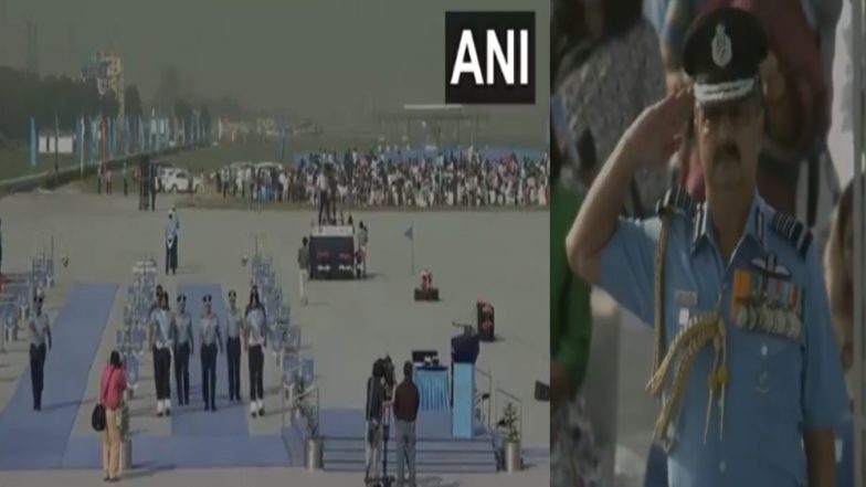 89th Air Force Day Celebration: ৮৯-তম বায়ুসেনা দিবসের কুচকাওয়াজ পরিদর্শনে ভিআর চৌধুরি (দেখুন ভিডিও এবং ছবি)