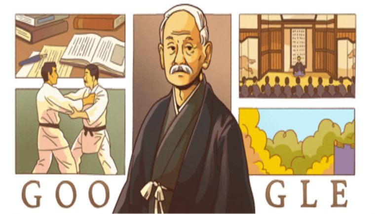 Kanō Jigorō’s 161st Birthday Google Doodle: জাপানের জুডোর জনক কানো জিগোরোর ১৬১-তম জন্মদিনে গুগলের ডুডল