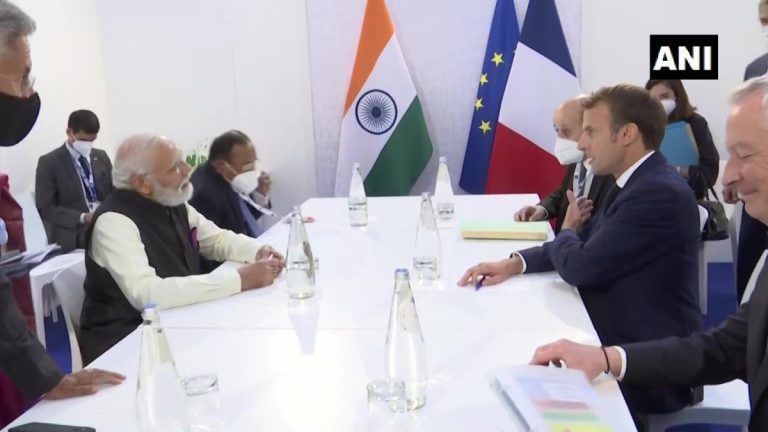 Modi Meets French President Emmanuel Macron: জি-২০ সম্মেলনের ফাঁকে ফরাসি প্রেসিডেন্ট ইমানুয়েল ম্যাক্রোঁর সঙ্গে বৈঠকে নরেন্দ্র মোদী