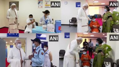 Prime Minister Narendra Modi Visits Vaccination Site: টিকাকরণে ১০০ কোটি, দিল্লির ভ্যাকসিনেশন কেন্দ্র পরিদর্শনে প্রধানমন্ত্রী (দেখুন ভিডিও)
