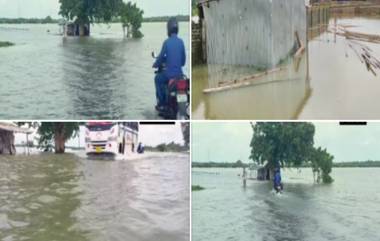 West Midnapore Submerged: ভারী বর্ষণে জলের তলায় পশ্চিম মেদিনীপুর, দেখুন ছবি