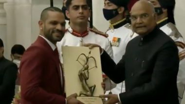 Arjuna Award: অর্জুন পুরস্কারে সম্মানিত ক্রিকেটার শিখর ধাওয়ান, দেখুন ভিডিয়ো