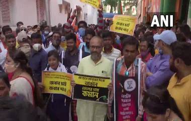 Kolkata: রাজ্যে পেট্রোল, ডিজেলের শুক্ল কমানোর দাবিতে বিজেপির মিছিল আটকাল পুলিশ, ধুন্ধুমার কলকাতায়