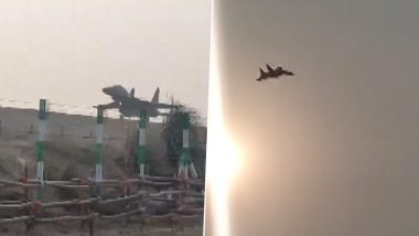IAF Aircrafts Land On Purvanchal Expressway: পূর্বাঞ্চল এক্সপ্রেসওয়েতে ট্রায়াল রান বায়ুসেনার যুদ্ধবিমানের, দেখুন ভিডিয়ো