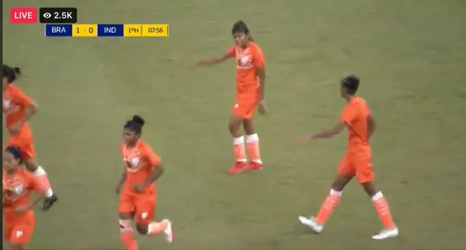India Women's Football Team: ব্রাজিলের বিরুদ্ধে গোল করল ভারতের মেয়েরা, ১-১ থেকে শেষ অবধি হার ১-৬ এ (দেখুন গোল)