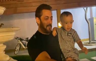 Salman Khan: সলমনের কোলে ছোট্ট আয়াৎ, ভাইরাল ভিডিয়ো