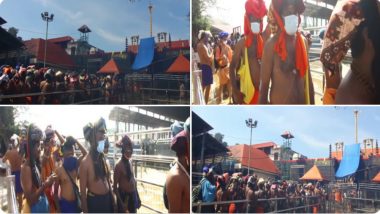 Kerala:  করোনা ভীতি উপেক্ষা করে শবরিমালায় ভক্তদের ভিড়, (দেখুন ছবি)