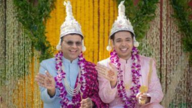 Gay Couple Ties the Knot In Hyderabad: এদেশে প্রথম, ঘনিষ্ঠ আত্মীয় বন্ধুদের উপস্থিতিতে বিয়ে করলেন অভয়-সুপ্রিয়