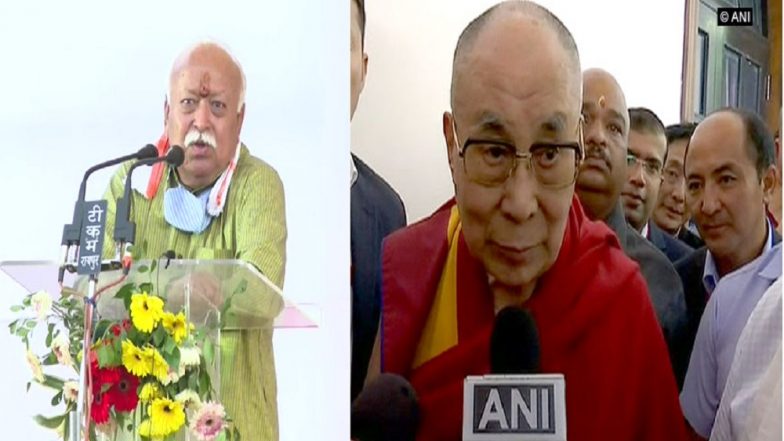 Mohan Bhagwat: দলাই লামার সঙ্গে সাক্ষাৎ আরএসএস প্রধান মোহন ভাগবতের