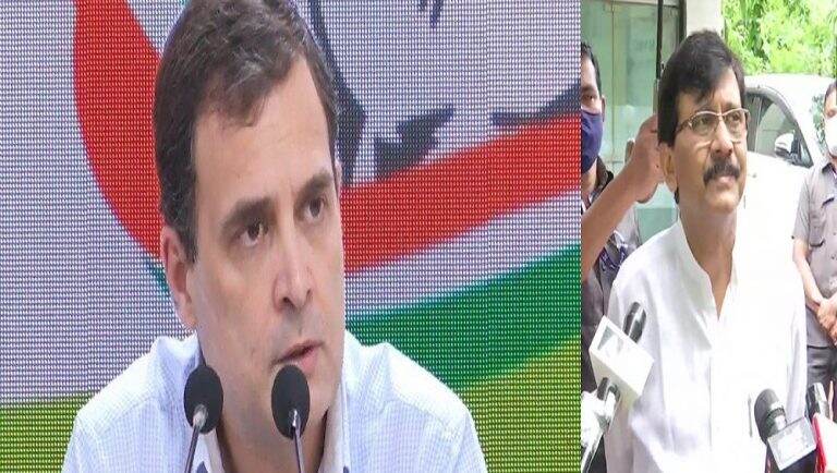 Rahul Gandhi: দিল্লিতে রাহুল গান্ধীর সঙ্গে সাক্ষাৎ শিবসেনা মুখপাত্র সঞ্জয় রাউতের