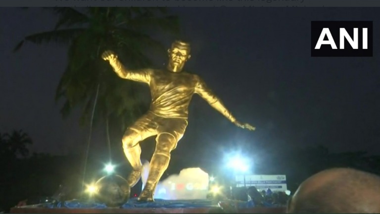 Statue  Of Cristiano Ronaldo: লক্ষ্য নতুন প্রজন্ম, গোয়ায় বসল ক্রিশ্চিয়ানো রোনাল্ডোর মূর্তি