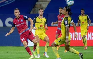 Jamshedpur FC 1-1 Hyderabad FC: ইন্ডিয়ান সুপার লিগে জামশেদপুর এফসি বনাম হায়দরাবাদ এফসি ম্যাচ ১-১ গোলে ড্র