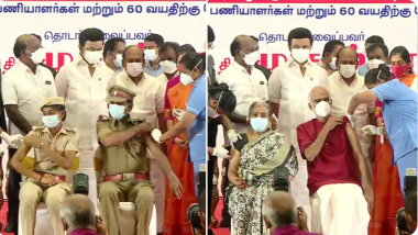 COVID19 Vaccine 'Precaution Dose' Started In Tamil Nadu: তামিলনাড়ুতে বুস্টার ডোজ নিচ্ছেন ফ্রন্টলাইন ওয়ার্কার ও প্রবীণ প্রবীণা (দেখুন ছবি)