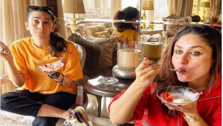 Kareena Kapoor Khan: করিনা, করিশ্মার 'হেলদি মনডে', দুই নায়িকা কী খাচ্ছেন দেখুন