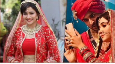 Ashi Singh Dons Red Bridal Attire: লাল রঙে কনের সাজে নজর কাড়লেন 'মিত' তারকা অশি সিং, দেখুন ছবি