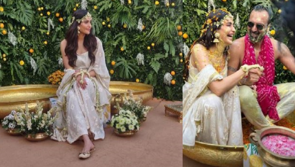 Karishma Tanna's Wedding: মৌনীর পর বিয়ের পিঁড়িতে করিশ্মা তান্না, দেখুন অভিনেত্রীর গায়ে হলুদের ছবি