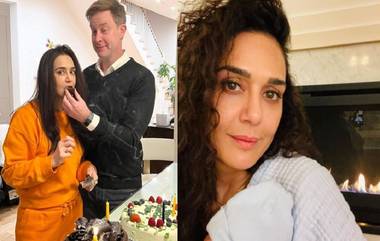 Preity Zinta: বলিউডের গ্ল্যামার থেকে দূরে, স্বামীর হাতে কেক খেয়েই জন্মদিন কাটালেন প্রীতি জিন্টা