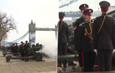 Queen Elizabeth Receives Royal Gun Salutes: ৭০ বছর ছুঁয়ে ফেলল ইংল্যান্ডে রানির রাজত্বকাল, এলিজাবেথকে রাজকীয় গান স্যালুট রাজসেনার (দেখুন ভিডিও)