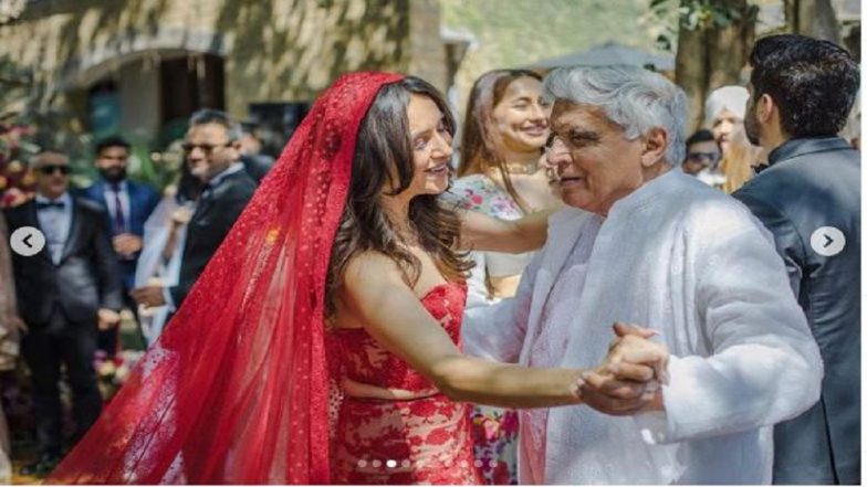 Farhan Akhtar And Shibani Dandekar: বিয়ের আসরে শ্বশুরমশাই জাভেদ আখতারের সঙ্গে নাচলেন শিবানী দান্ডেকর
