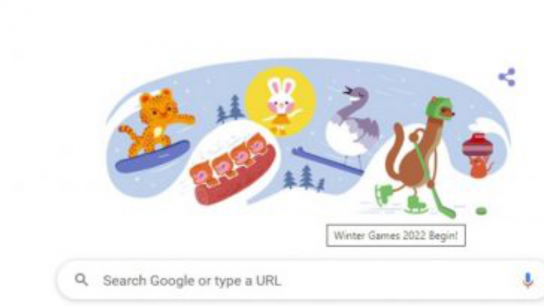 Winter Olympics 2022 Google Doodle: শীতকালীন অলিম্পিক্সর সূচনায় গুগলের ডুডল, দেখুন ছবি