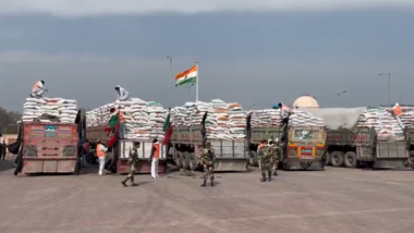 Watch: আজ ভারত থেকে আফগানিস্তানে যাচ্ছে ৫০ হাজার মেট্রিকটন গম, দেখুন ভিডিও