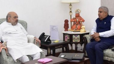 Jagdeep Dhankhar: দিল্লিতে স্বরাষ্ট্রমন্ত্রী অমিত শাহ-র সঙ্গে বৈঠক রাজ্যপাল জগদীপ ধনখড়ের, শুরু নয়া জল্পনা