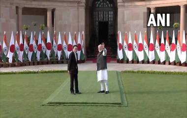 Japanese PM India Visit: ভারত সফরে জাপানের প্রধানমন্ত্রী ফুমিও কিশিদার, হায়দরাবাদ হাউসে মোদীর সঙ্গে সাক্ষাৎ