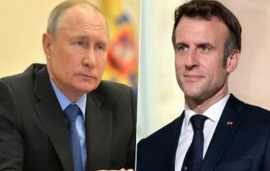 Ukraine Russia War: প্রসঙ্গ ইউক্রেন, ফ্রান্সের প্রেসিডেন্ট ইম্যানুয়েল ম্যাক্রনের সঙ্গে ফোনালাপে পুতিন